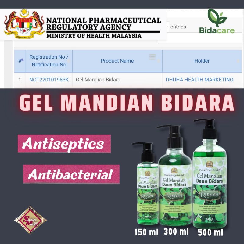 [BIDACARE] GEL MANDIAN DAUN BIDARA Ruqyah Rawatan Makhluk Halus Segar tubuh badan mood baik