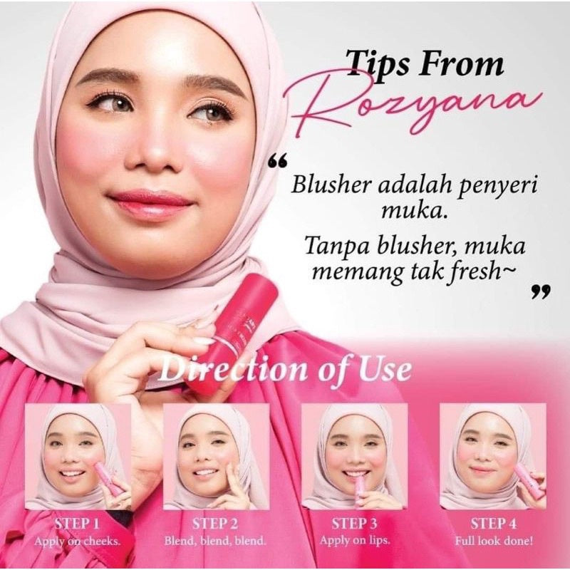 [ELEGANT] COSMETIC CHEEKY BLUSH [ELEGANT] X ROZYANA Matte Vitamin E Wholesale