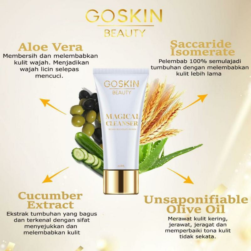 [GOSKIN BEAUTY] Skincare SUNSCREEN MAGICAL SERUM CLEANSER FOUNDATION CUSHION