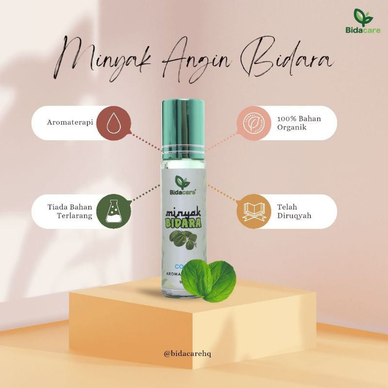 [BIDACARE] MINYAK ANGIN BIDARA Roll On 10ml aromaterapi daun bidara Rukyah sakit kepala insomnia