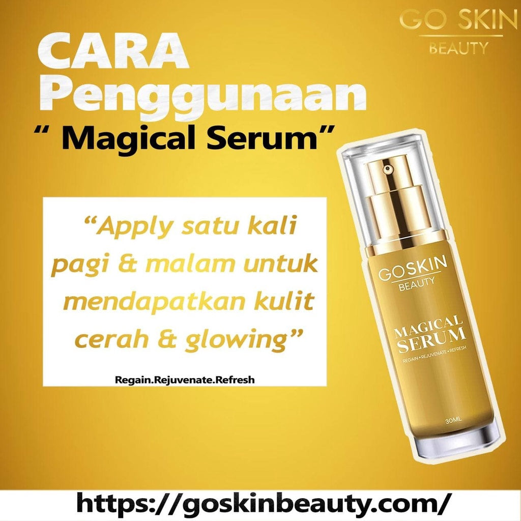 [GOSKIN BEAUTY] MAGICAL SERUM Go Skin Whitening Anti Aging Refresh | Cleanser