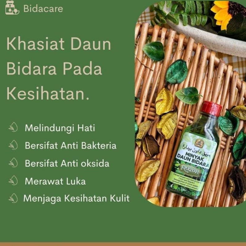 [BIDACARE] MINYAK DAUN BIDARA RUQYAH Minyak bidara seisi keluarga pelbagai guna