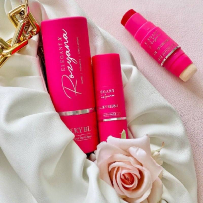 [ELEGANT] COSMETIC CHEEKY BLUSH [ELEGANT] X ROZYANA Matte Vitamin E Wholesale