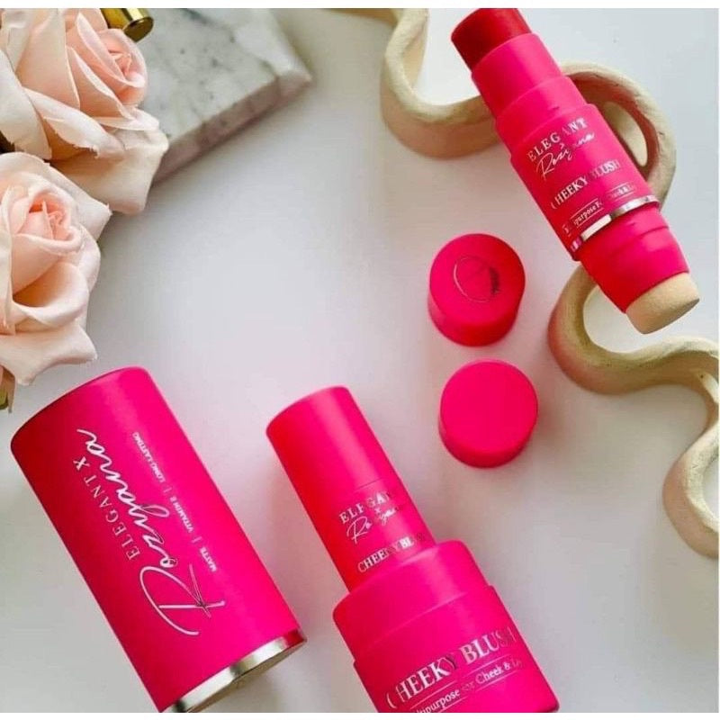 [ELEGANT] COSMETIC CHEEKY BLUSH [ELEGANT] X ROZYANA Matte Vitamin E Wholesale
