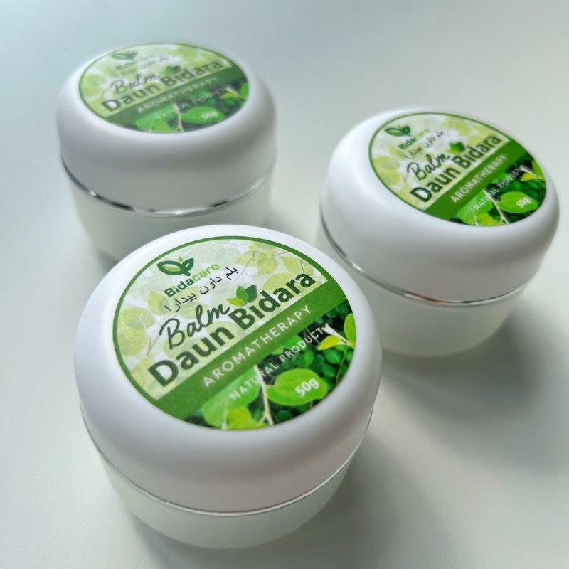 [BIDACARE] BALM BIDARA RUQYAH DAUN BIDARA aromaterapi saraf otot kembung batuk gatal 50g