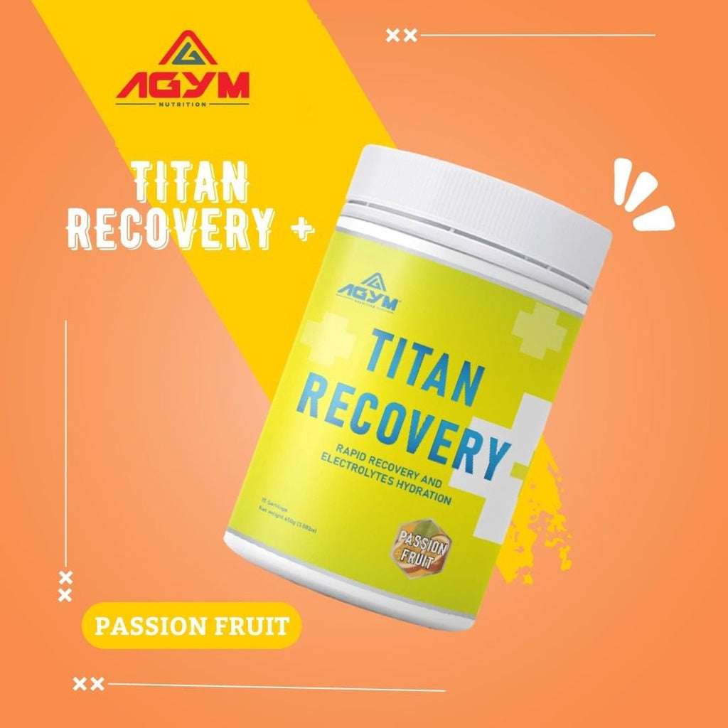 [AGYM NUTRITION] TITAN RECOVERY PLUS - (15 Serving) is replenished glycogen storage, helps rebuilding muscles