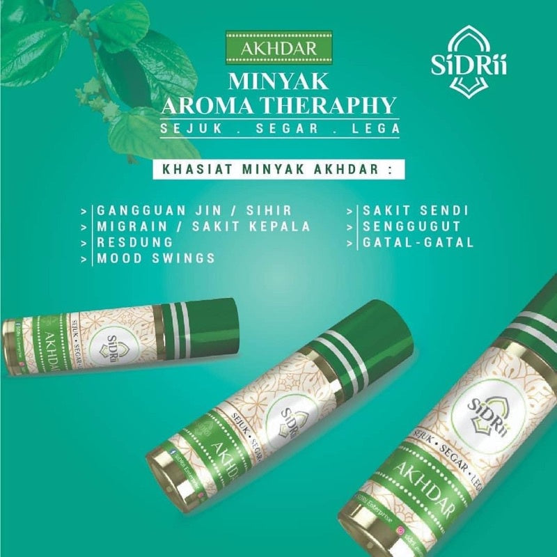 [Wholesale Jimat] SIDRII AKHDAR RUKYAH MINYAK ANGIN / SIDRI Urut Aromaterapi gangguan pening loya