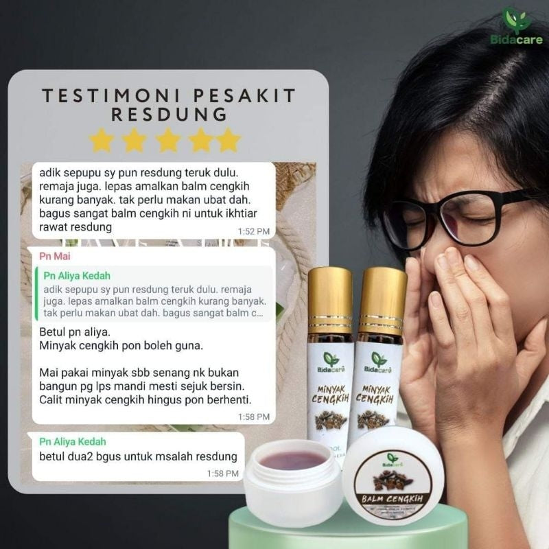 [BIDACARE] ROLL ON SERIES Minyak BIDARA | CENGKIH | LIMAU PURUT Minyak Angin Ruqyah Aromaterapi