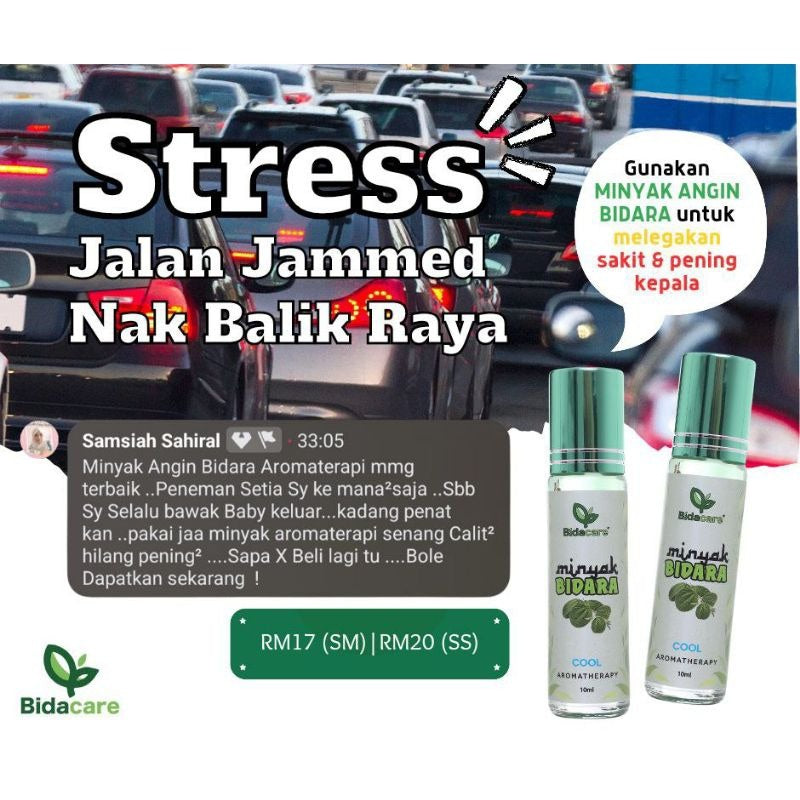 [BIDACARE] MINYAK ANGIN BIDARA Roll On 10ml aromaterapi daun bidara Rukyah sakit kepala insomnia
