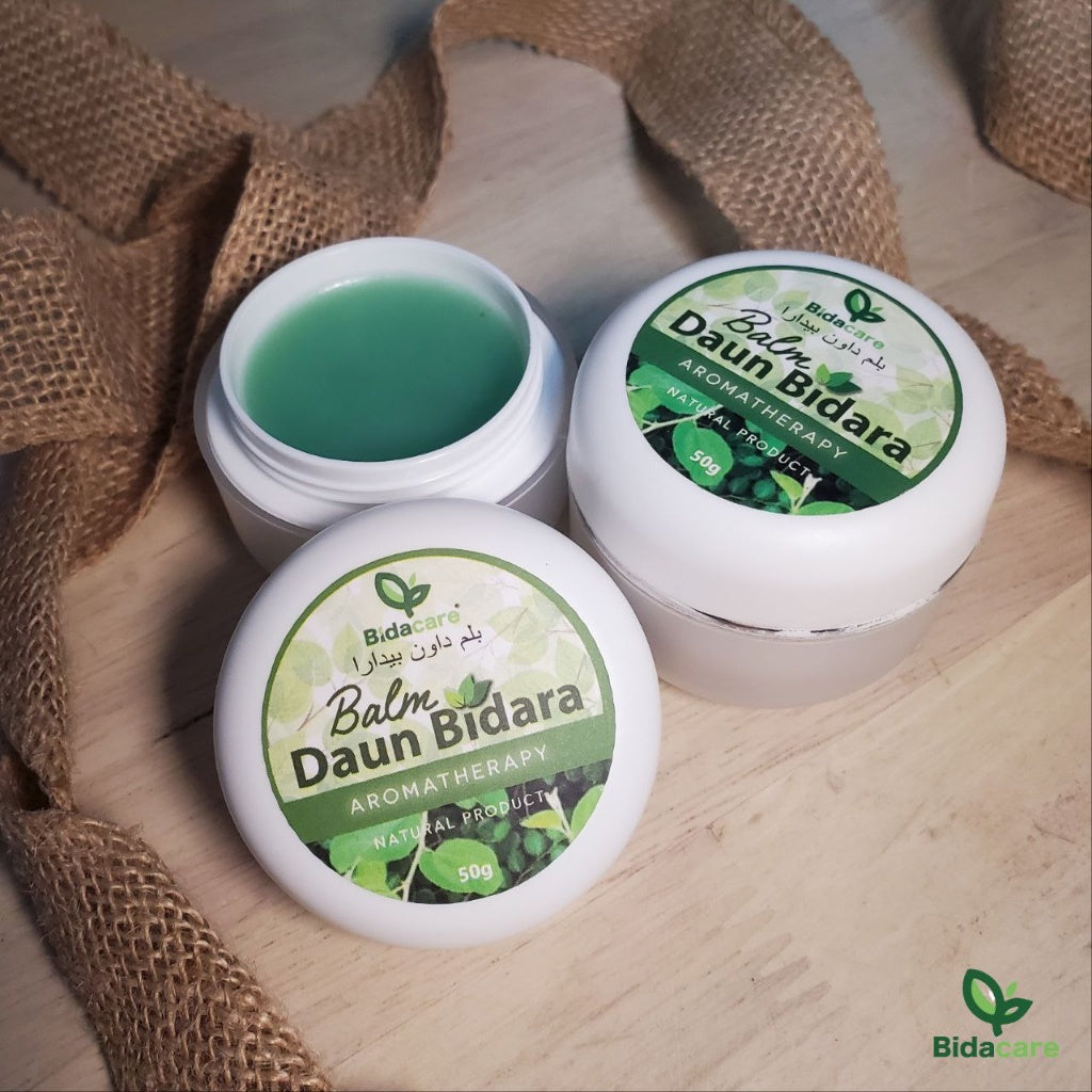 [BIDACARE] BALM BIDARA RUQYAH DAUN BIDARA aromaterapi saraf otot kembung batuk gatal 50g
