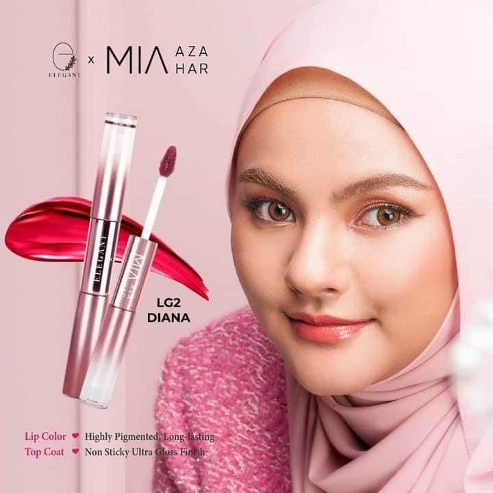 [MAMADIL] LIP BALM 24H Moisturize & [ELEGANT] X MIA AZAHAR LIPGLASS