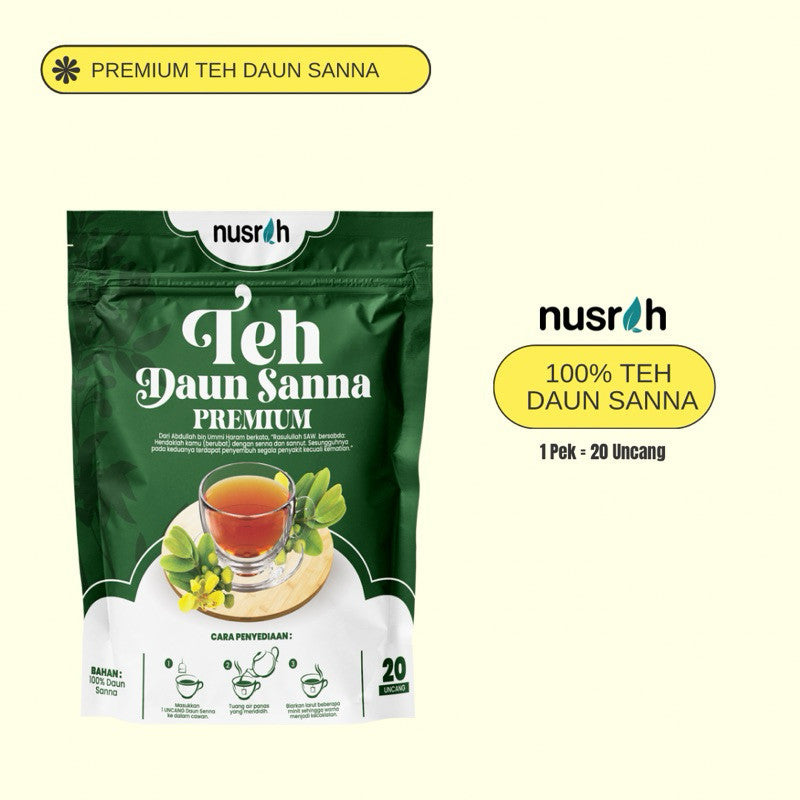 [NUSRAH] NR TEH DAUN SANNA | SENNA PREMIUM Untuk kesihatan usus