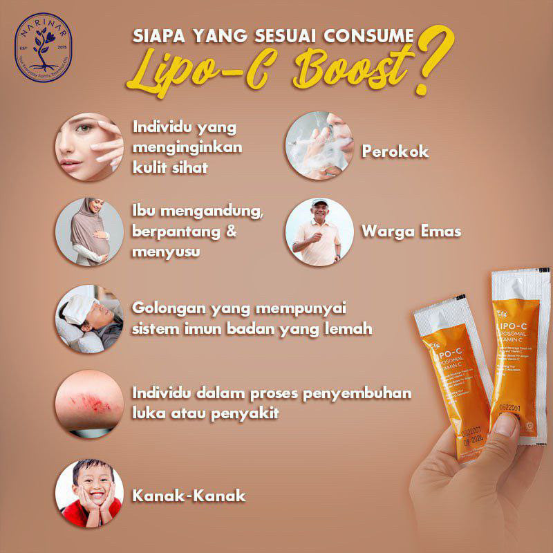 NARINAR LIPO C BOOST Liposomal Vitamin C | Botanical Drink | Made in Malaysia