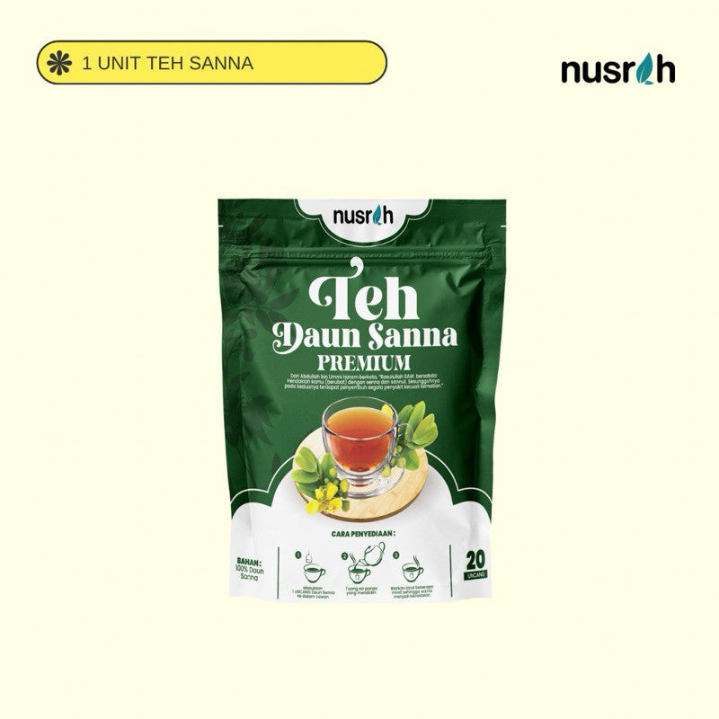 [NUSRAH] NR TEH DAUN SANNA | SENNA PREMIUM Untuk kesihatan usus