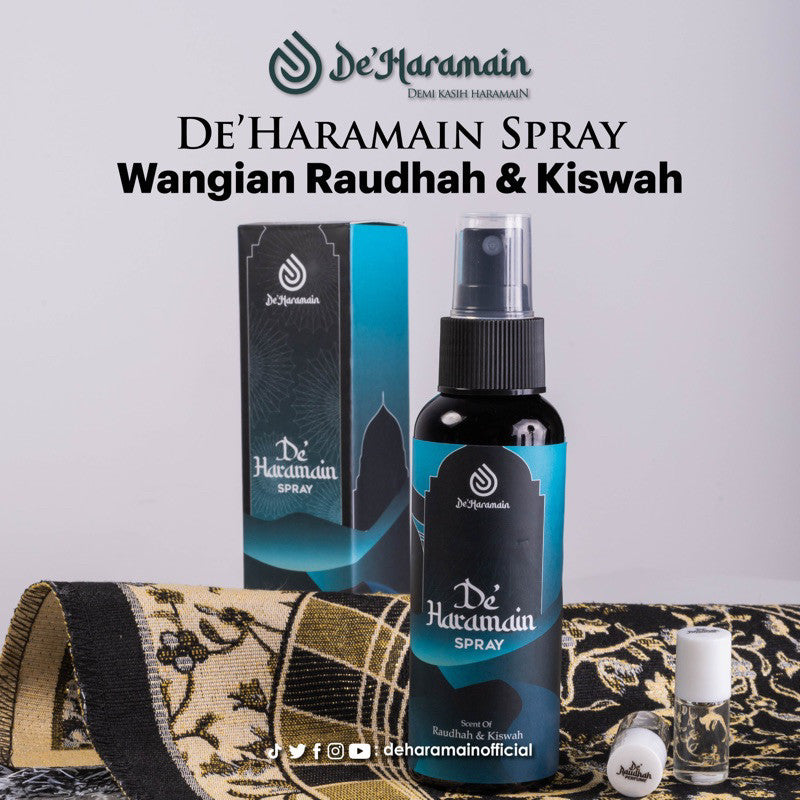 [DE'HARAMAIN] Deharamain De Haramain Spray Wangian Raudhah | Kasturi Sejadah Jubah Rumah Kereta