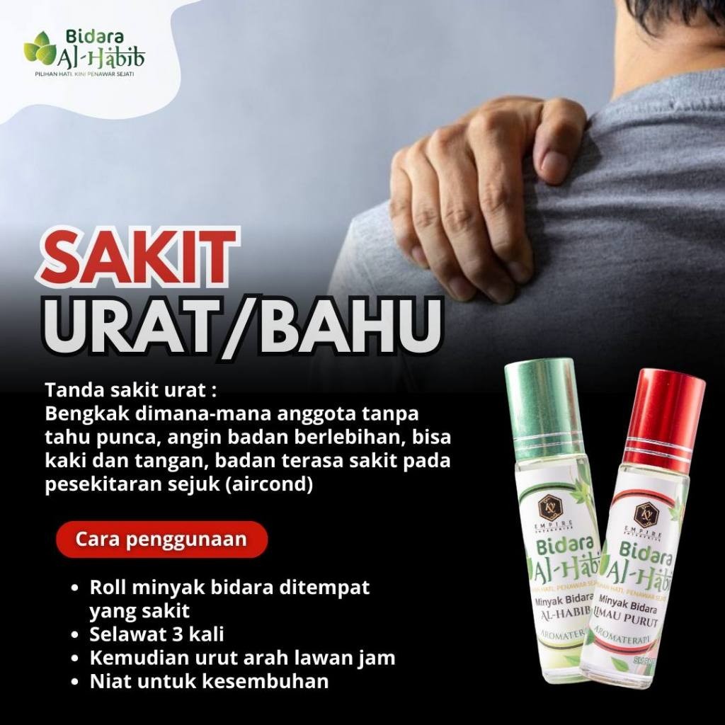 [BIDARA AL-HABIB] Minyak Bidara Roll-On Alhabib | Minyak Bidara Limau Purut