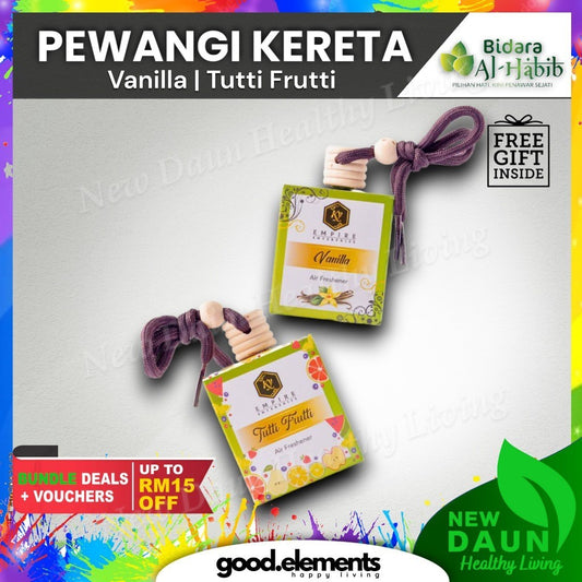 [BIDARA AL-HABIB] Car Perfume Pewangi Kereta Alhabib aromaterapi Vanilla Tutti Frutti bacaan Quran
