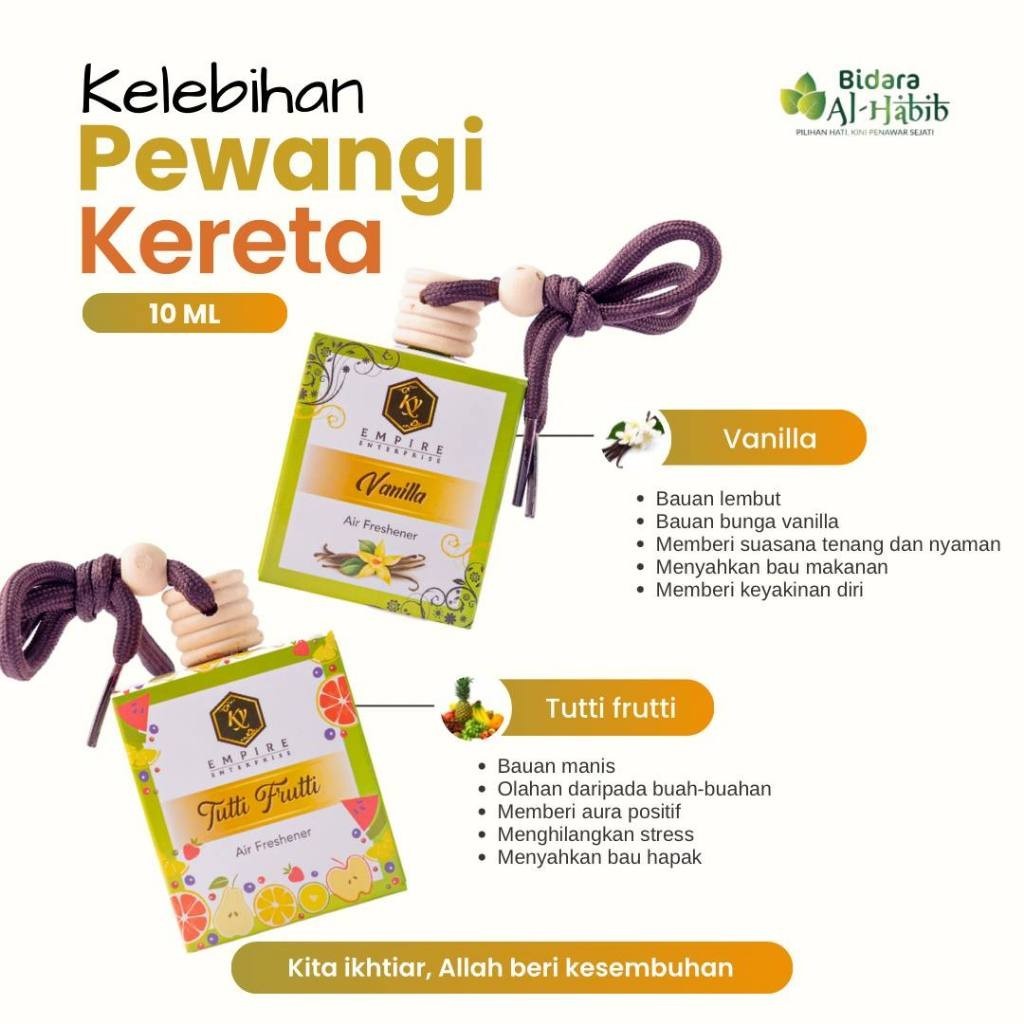 [BIDARA AL-HABIB] FULL LIST : BALM | MINYAK | WANGIAN KASTURI | PERFUME | AIR SEMBURAN ALHABIB
