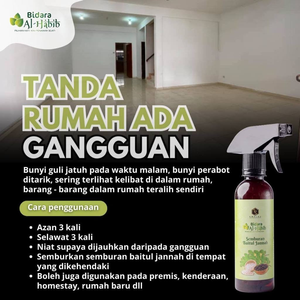 [BIDARA AL-HABIB] Semburan Baitul Jannah Air semburan bidara Alhabib pendinding pagar rumah kereta