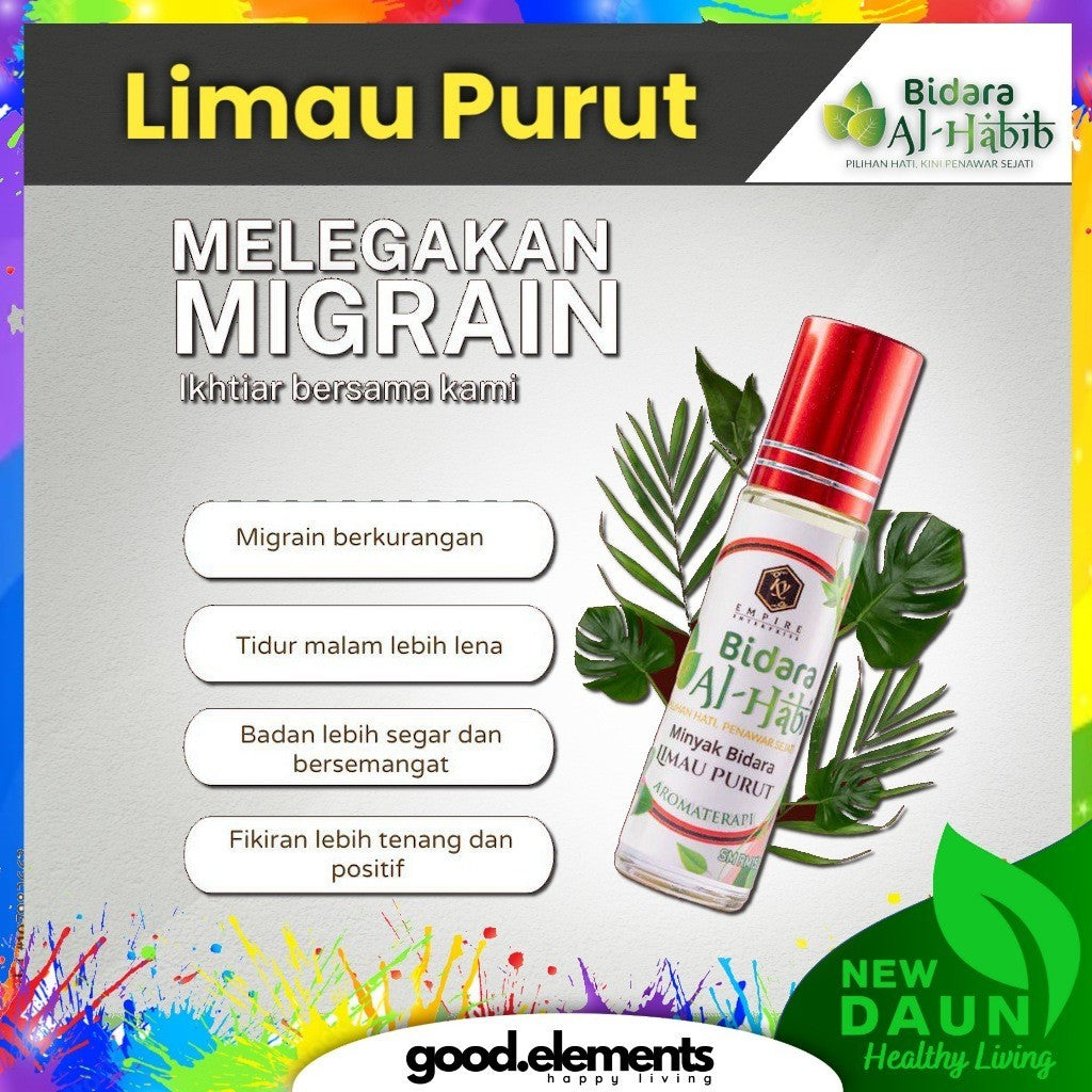 [BIDARA AL-HABIB] Minyak Bidara Roll-On Alhabib | Minyak Bidara Limau Purut