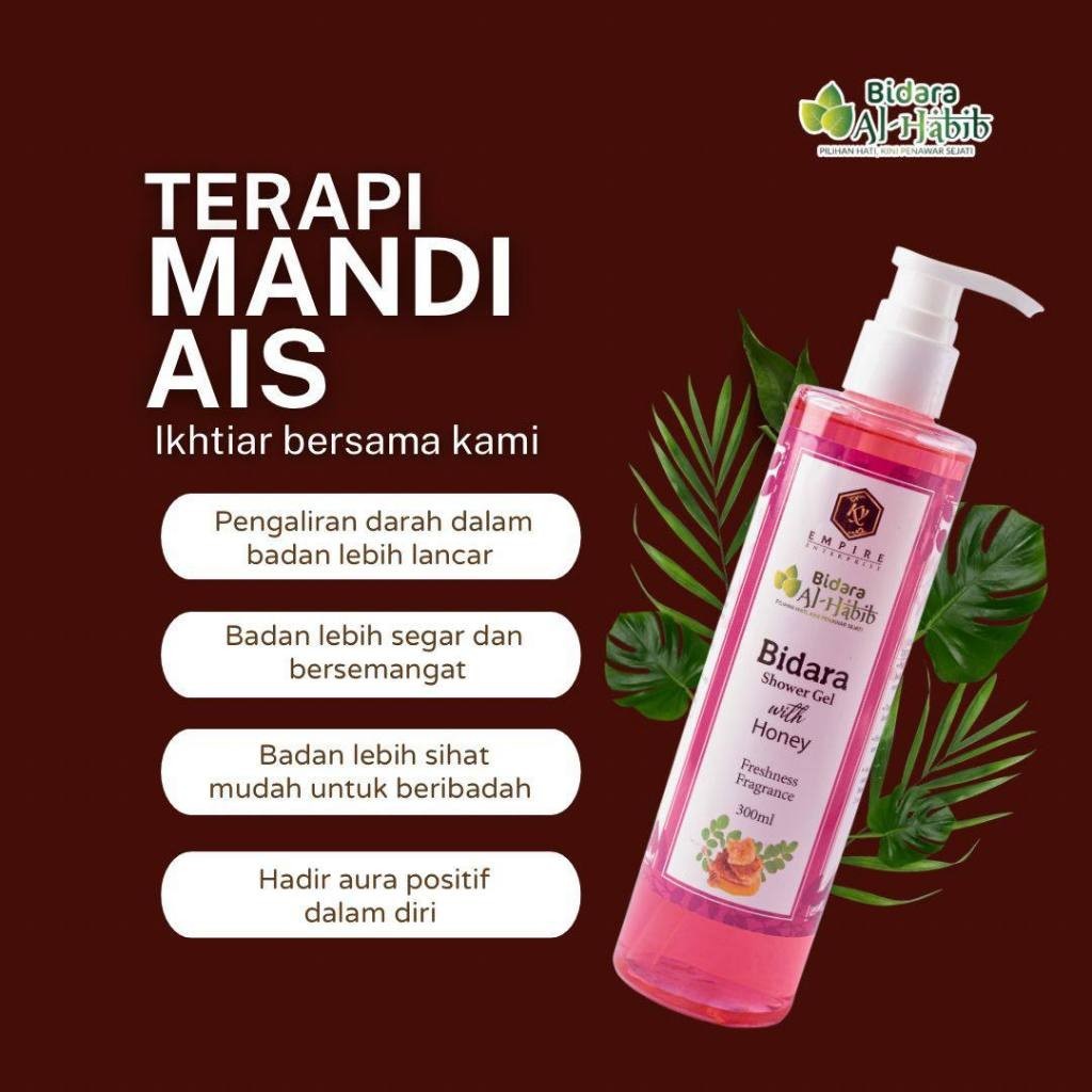 [BIDARA AL-HABIB] Gel Mandian Bidara Sabun Shower Gel with honey Alhabib Menghilangkan kelesuan badan