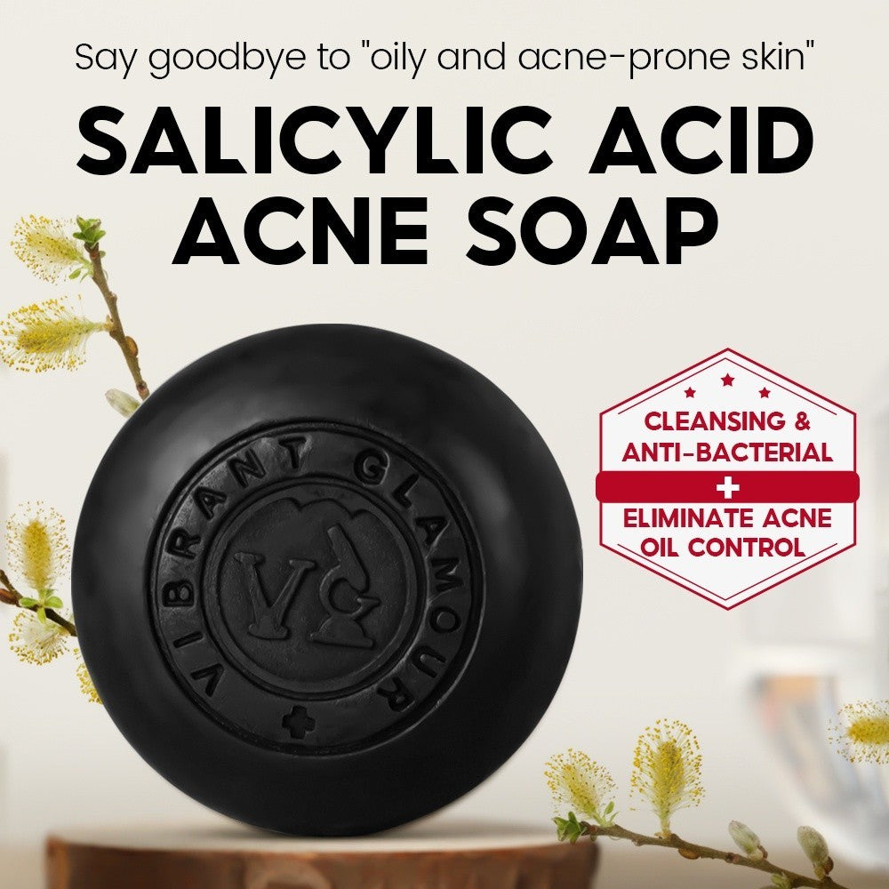 [VIBRANT GLAMOUR] Salicylic Acid Acne Soap Treatment Pore Exfoliating Foam Face Body