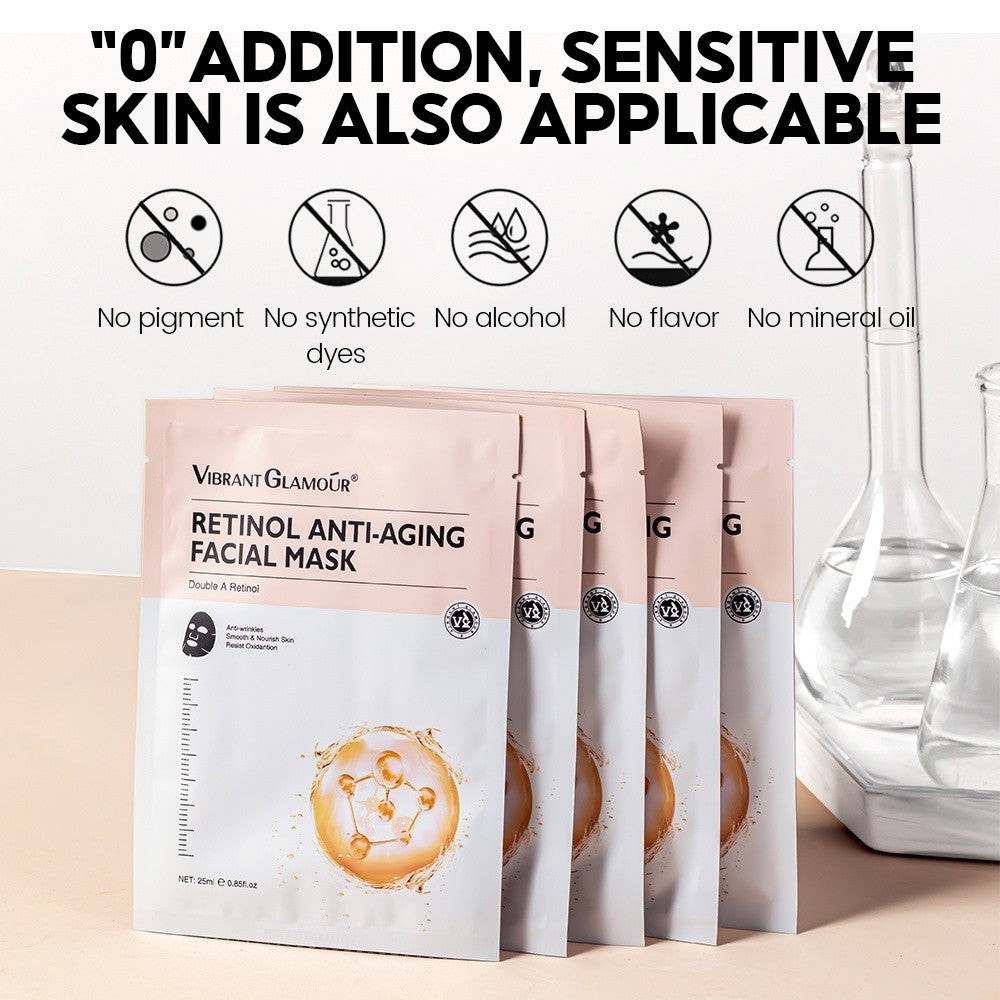 [VIBRANT GLAMOUR] Double A Retinol Anti Aging Facial Mask