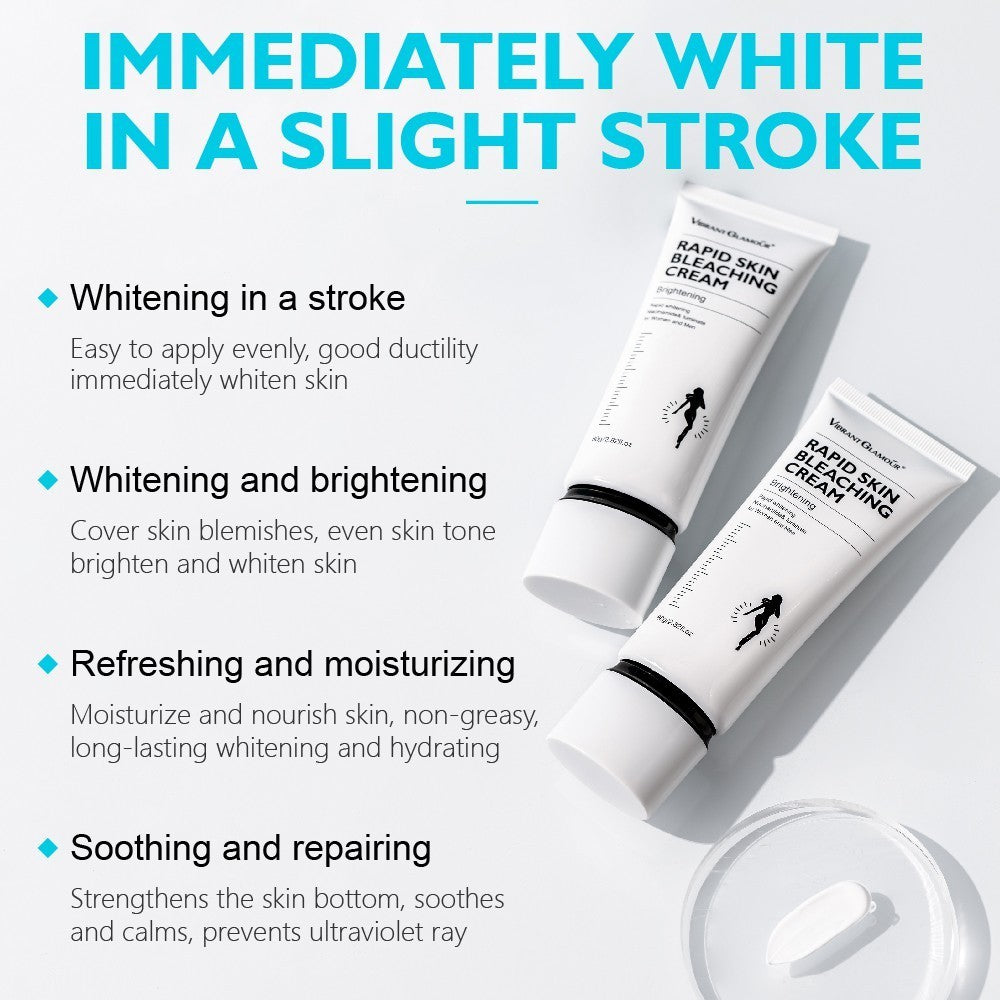 [VIBRANT GLAMOUR] RAPID SKIN BLEACHING CREAM Underarm Armpit Knee Thigh Dark Skin
