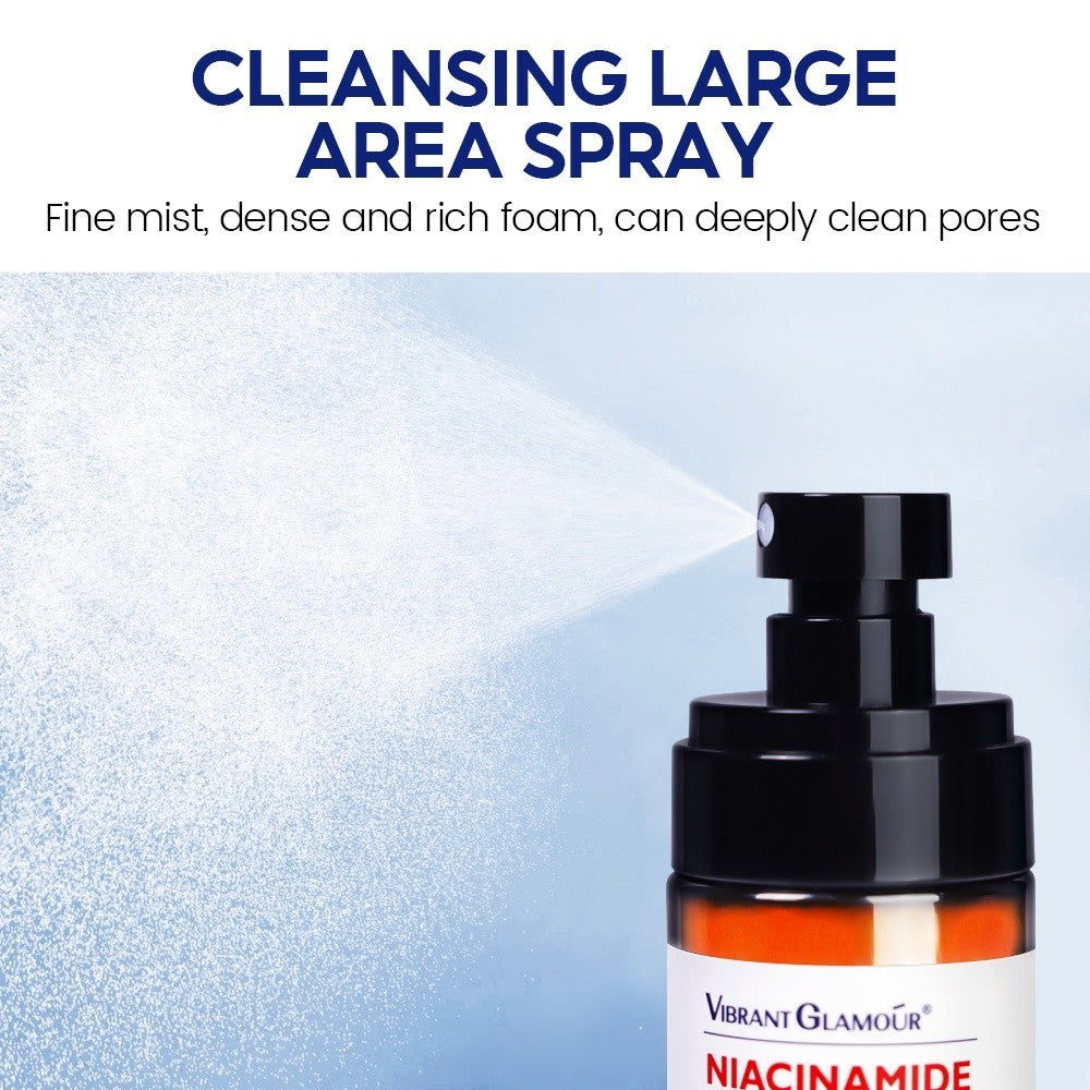 [VIBRANT GLAMOUR] NIACINAMIDE FACIAL CLEANSER SPRAY 4X Amino Acid Moisturize Oil Ctrl