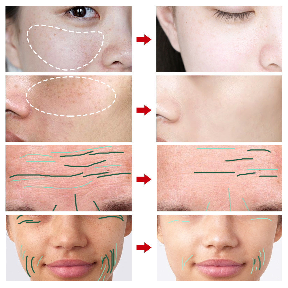 [FULL SET] [VIBRANT GLAMOUR] Retinol Vitamin C Face Cream Serum Essence Toner Set Anti-aging Whitening