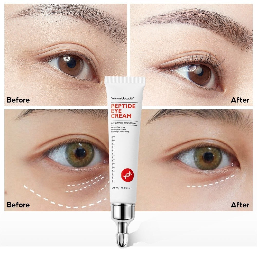 [VIBRANT GLAMOUR] PEPTIDE EYE CREAM Collagen Anti-Wrinkle Anti puffiness Essence (20g)