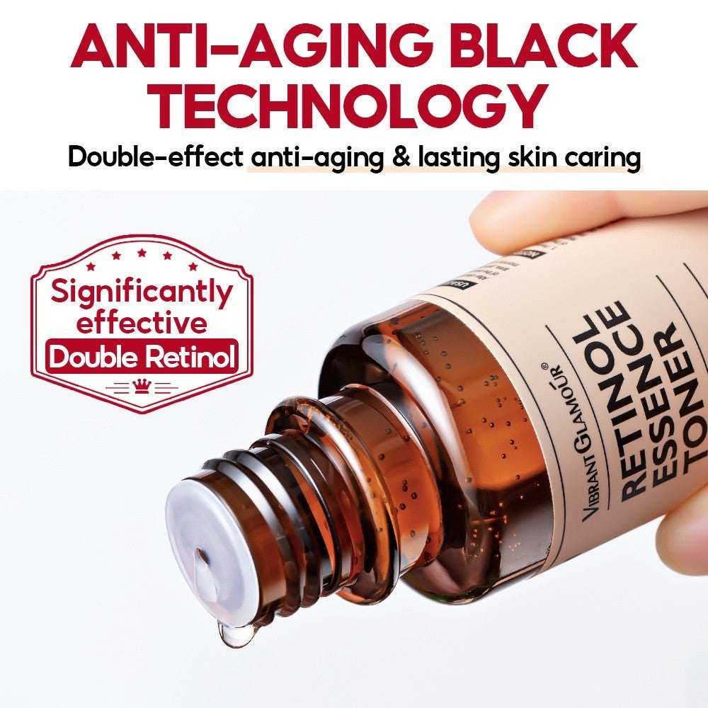 [VIBRANT GLAMOUR] RETINOL ESSENCE TONER Anti-aging Whitening Fades Fine Lines Wrinkle