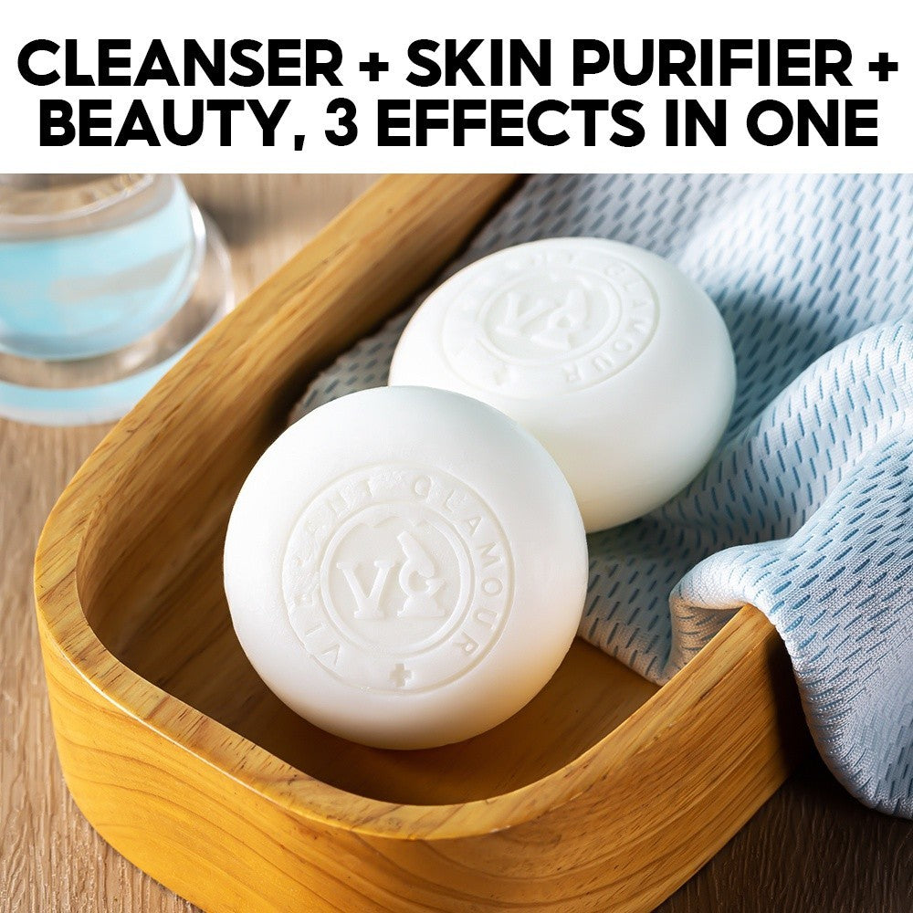 [VIBRANT GLAMOUR] NIACINAMIDE BRIGHTENING SOAP Deep Cleansing Face Body Wash