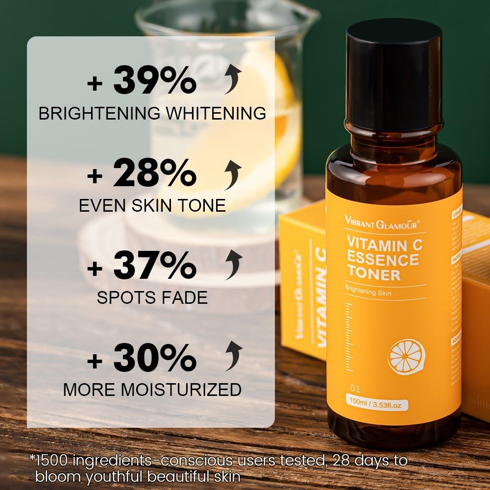 [VIBRANT GLAMOUR] Vitamin C Toner Whitening Reduce Dark Spots Moisturizing 100ml