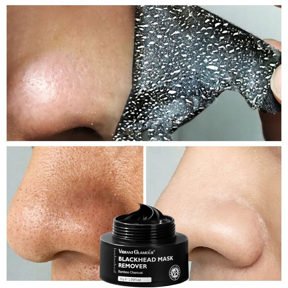 [VIBRANT GLAMOUR] BLACKHEAD MASK REMOVER Bamboo Charcoal Peel-Off Acne