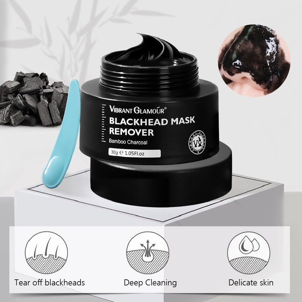 [VIBRANT GLAMOUR] BLACKHEAD MASK REMOVER Bamboo Charcoal Peel-Off Acne