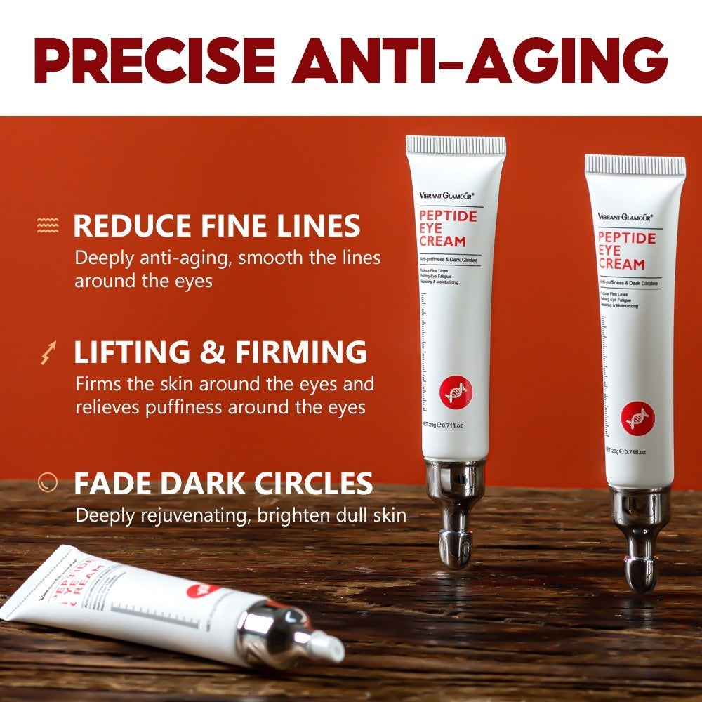 [VIBRANT GLAMOUR] PEPTIDE EYE CREAM Collagen Anti-Wrinkle Anti puffiness Essence (20g)