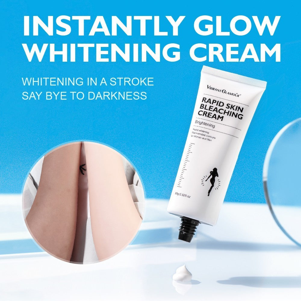 [VIBRANT GLAMOUR] RAPID SKIN BLEACHING CREAM Underarm Armpit Knee Thigh Dark Skin
