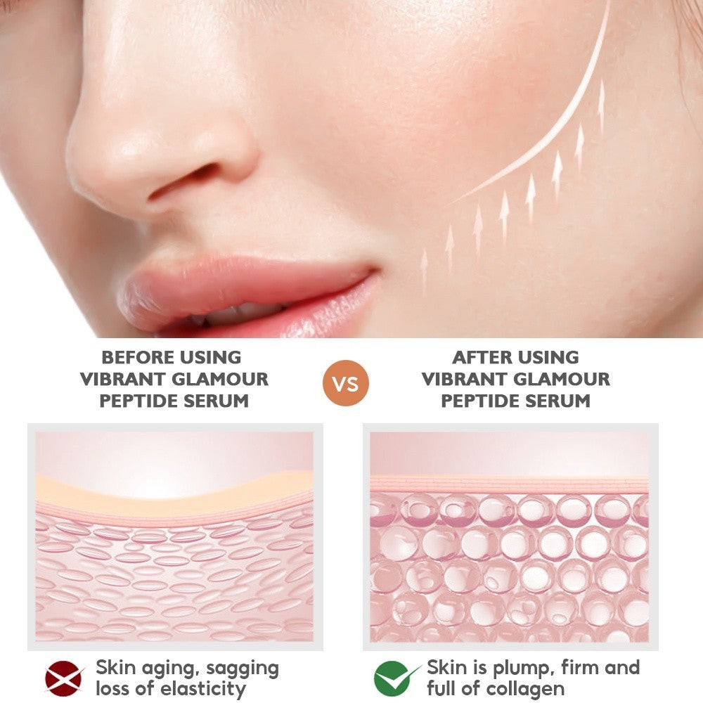 [VIBRANT GLAMOUR] PEPTIDE COLLAGEN SERUM Vitamin C and E Anti Aging & Wrinkles