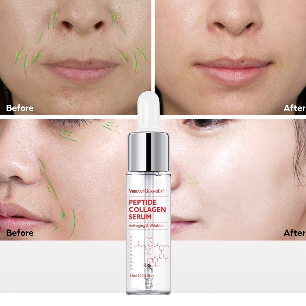 [VIBRANT GLAMOUR] PEPTIDE COLLAGEN SERUM Vitamin C and E Anti Aging & Wrinkles