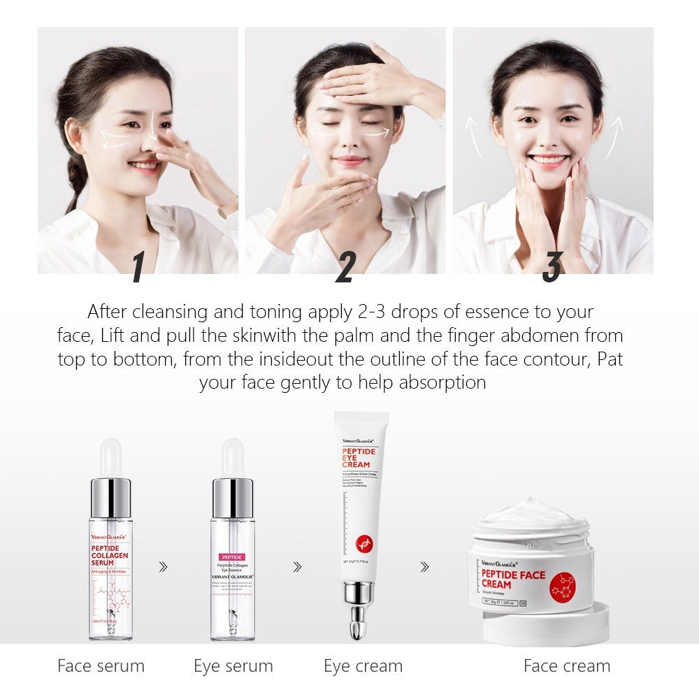 [VIBRANT GLAMOUR] PEPTIDE COLLAGEN SERUM Vitamin C and E Anti Aging & Wrinkles