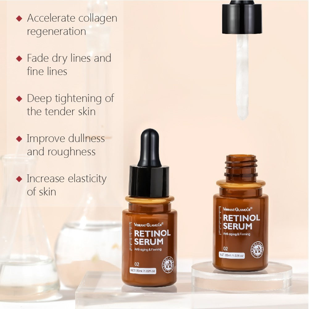 [VIBRANT GLAMOUR] Double Retinol Serum Collagen Facial Treatment Anti Aging Essence
