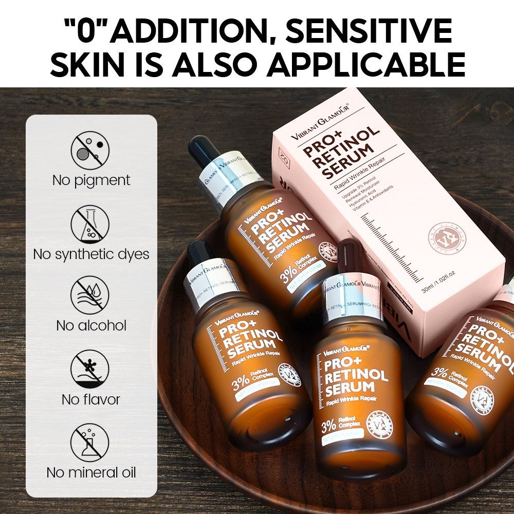 [VIBRANT GLAMOUR] PRO+ RETINOL SERUM Upgrade 3% Retinol+3X Peptide+5X Ceramide