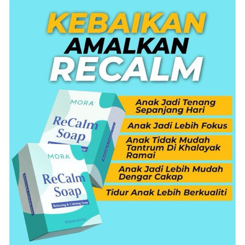 [LETSCARE] MORA RECALM SOAP Sabun unik aromaterapi ketenangan anak tantrum hyperactive calming LETSCARE