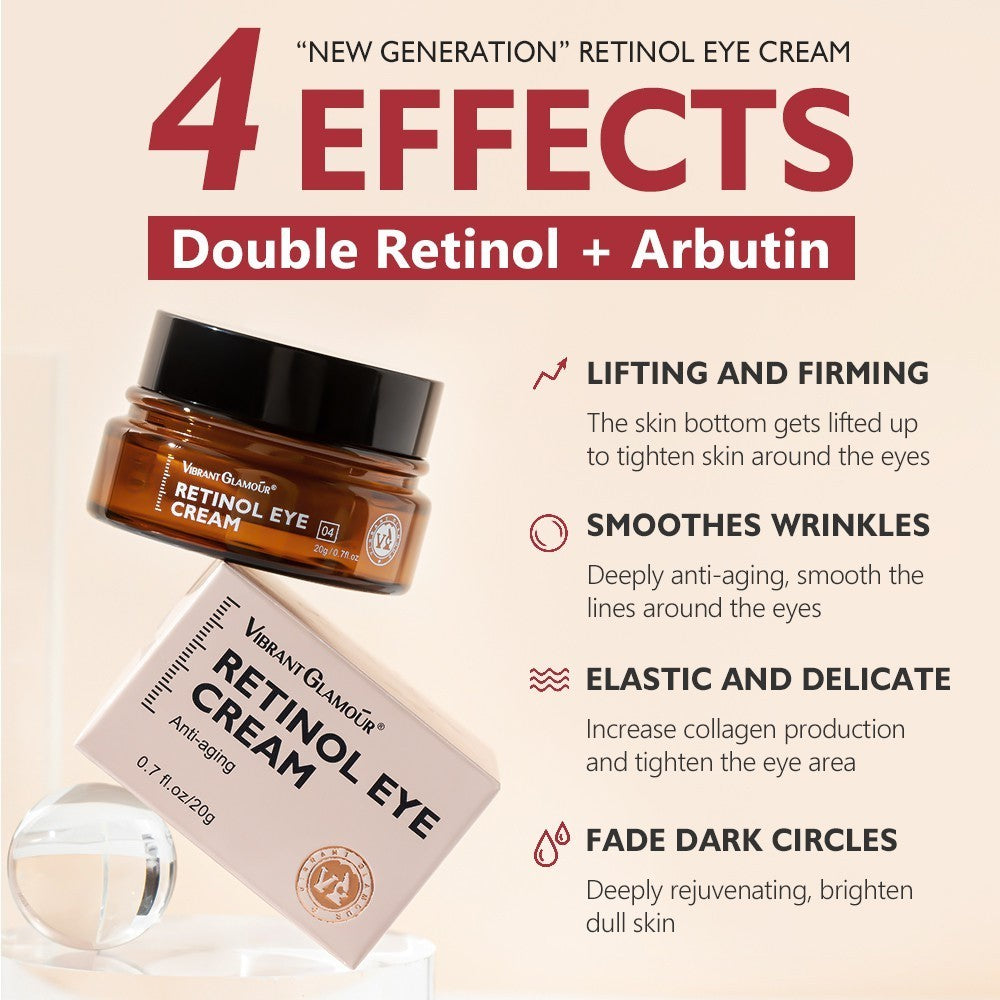 [VIBRANT GLAMOUR] RETINOL EYE CREAM Anti Aging Wrinkle Whitening Firming puffiness