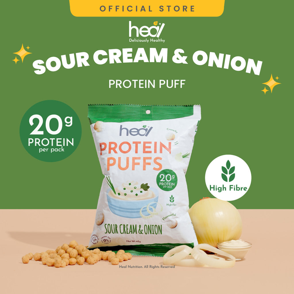 [HEAL] PROTEIN PUFFS High Protein High Fibre Healthy Guilt Free Snacks