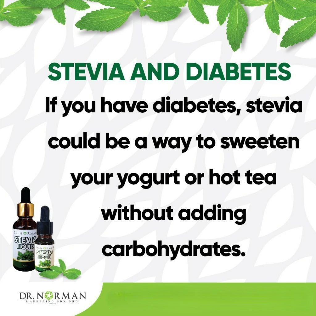 [DR NORMAN] STEVIA LIQUID NO SUGAR SWEETENER / PEMANIS ASLI SEMULAJADI STEVIA DROP TANPA KALORI
