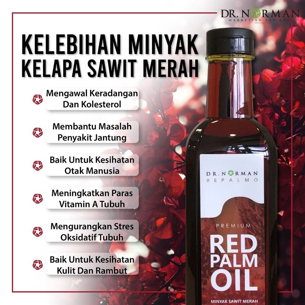 [DR NORMAN] REPALMO 750ml - Minyak Sawit Merah/Red Palm Oil