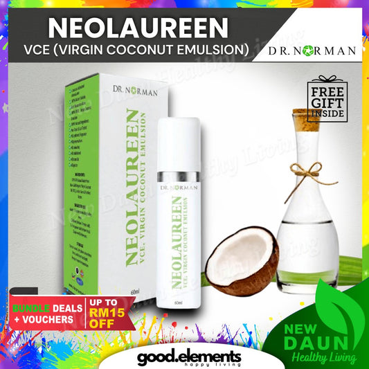 [DR NORMAN] NEOLAUREEN/ MONOLAURIN/ VIRGIN COCONUT EMULSION VCE NATURAL ANTIBIOTIC ENERGY BOOSTER 60ml