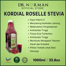 [DR NORMAN] MINUMAN KESIHATAN ROSELLE Teh Roselle Jus Puree Kordial DN72 Anti oksida